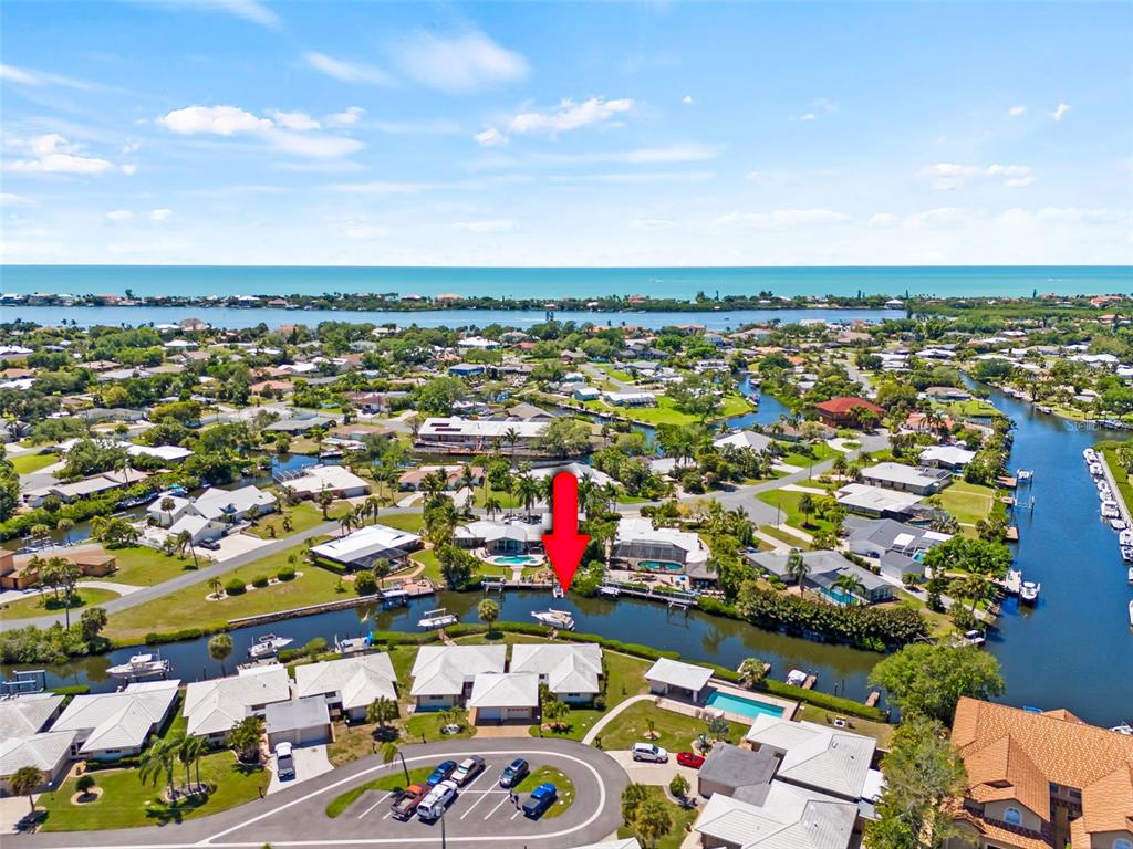 an aerial view of city