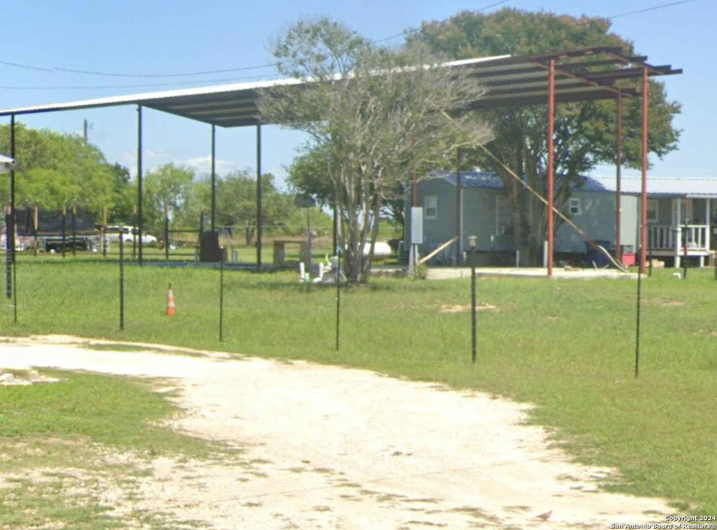 a view of a volley ball court