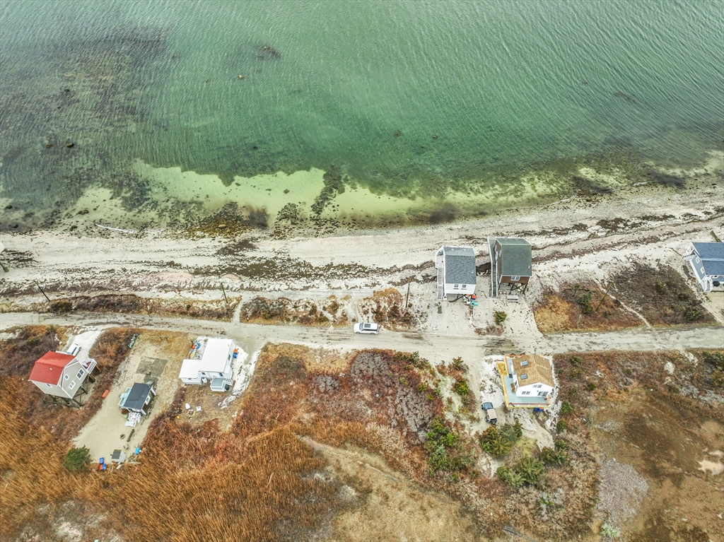 a view of beach and an ocean