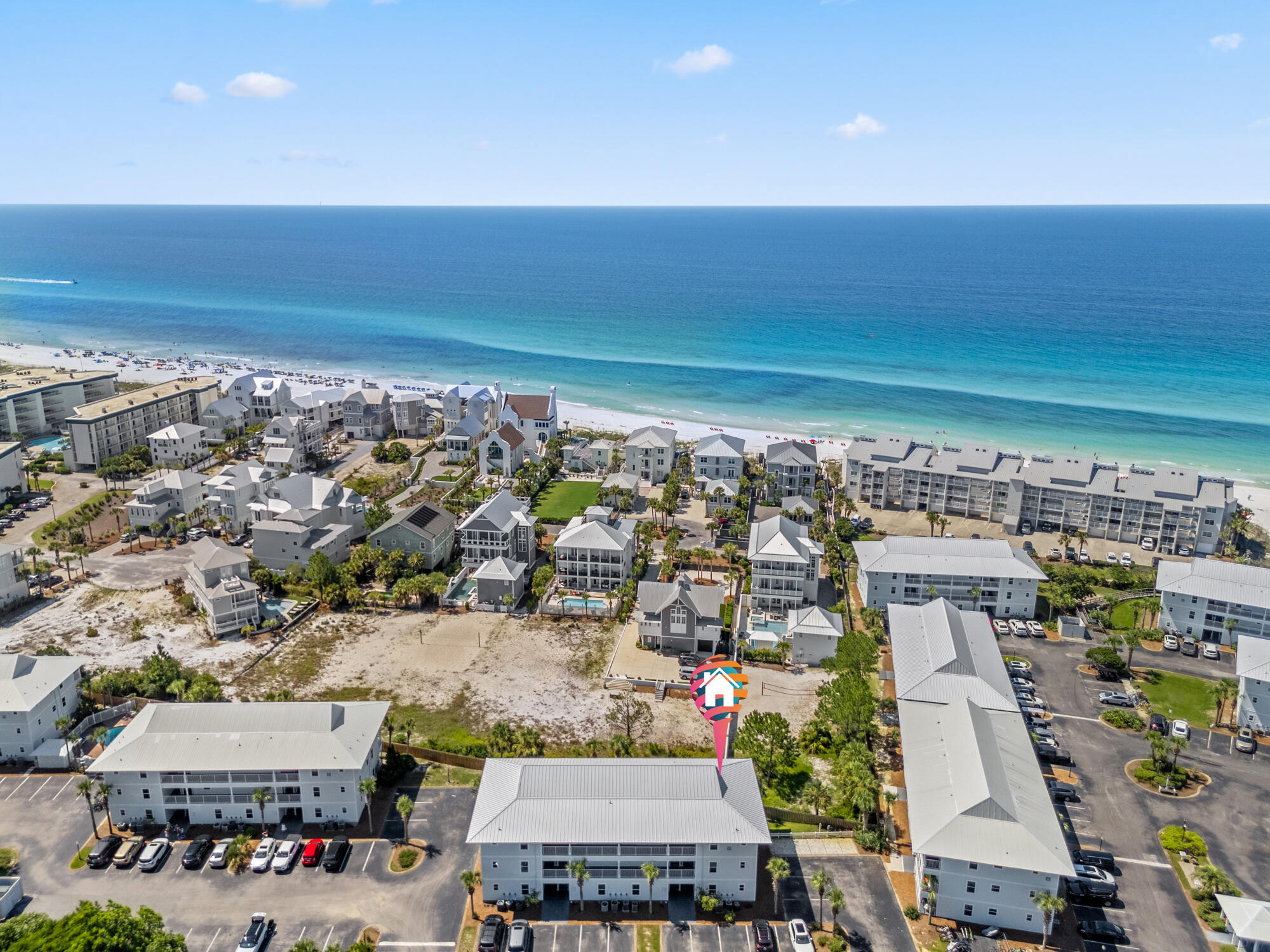 a view of city and ocean