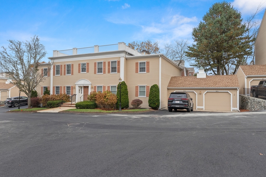 a view of a house with a patio