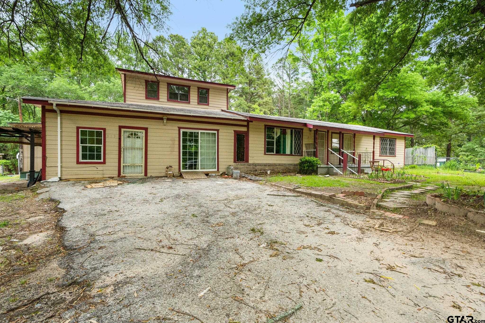 front view of house with a yard