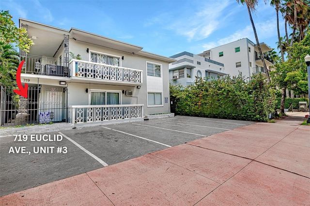 $1,650 | 719 Euclid Avenue, Unit 3 | Flamingo-Lummus