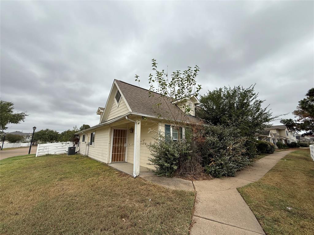 a house with trees in front of it