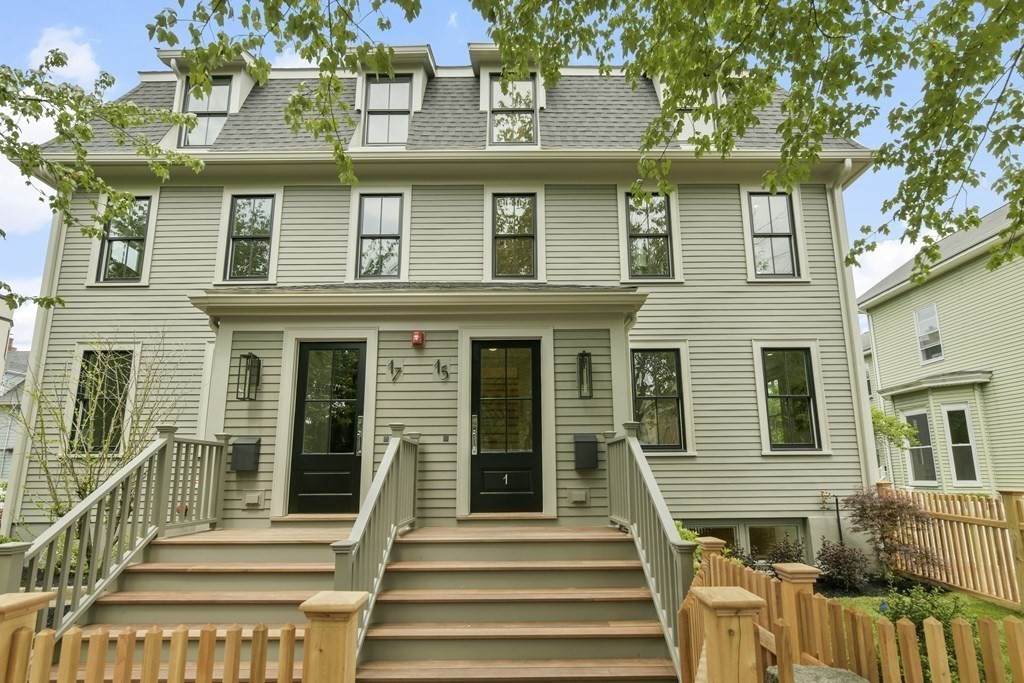 a front view of a house with a porch