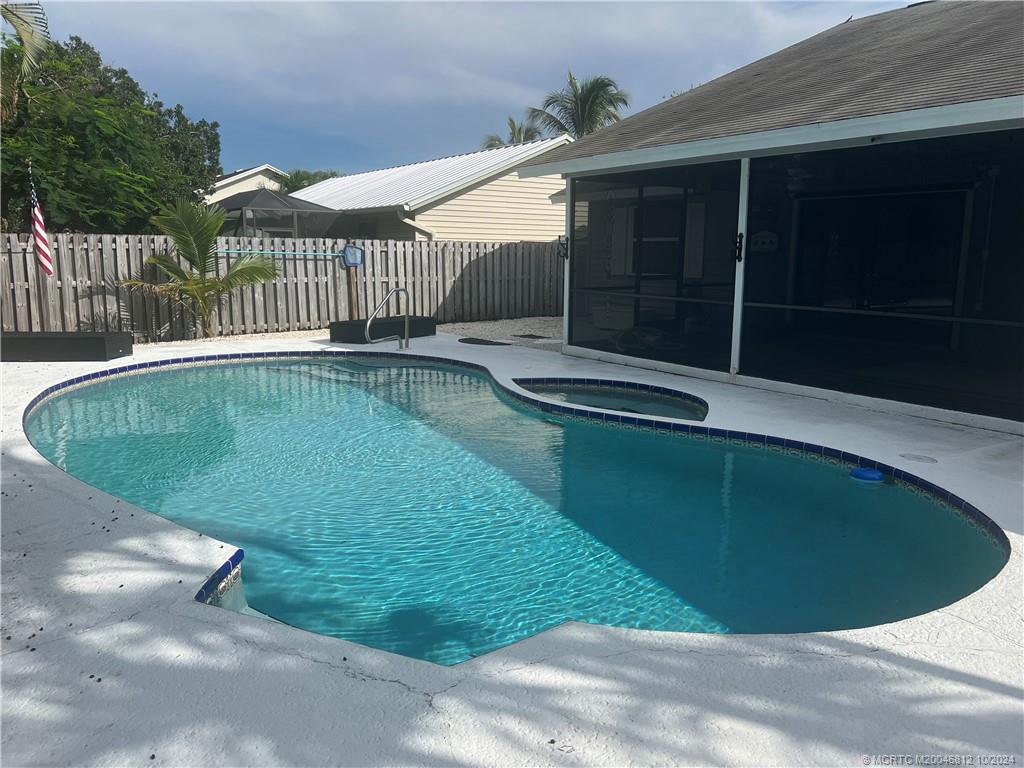 a view of outdoor space and deck