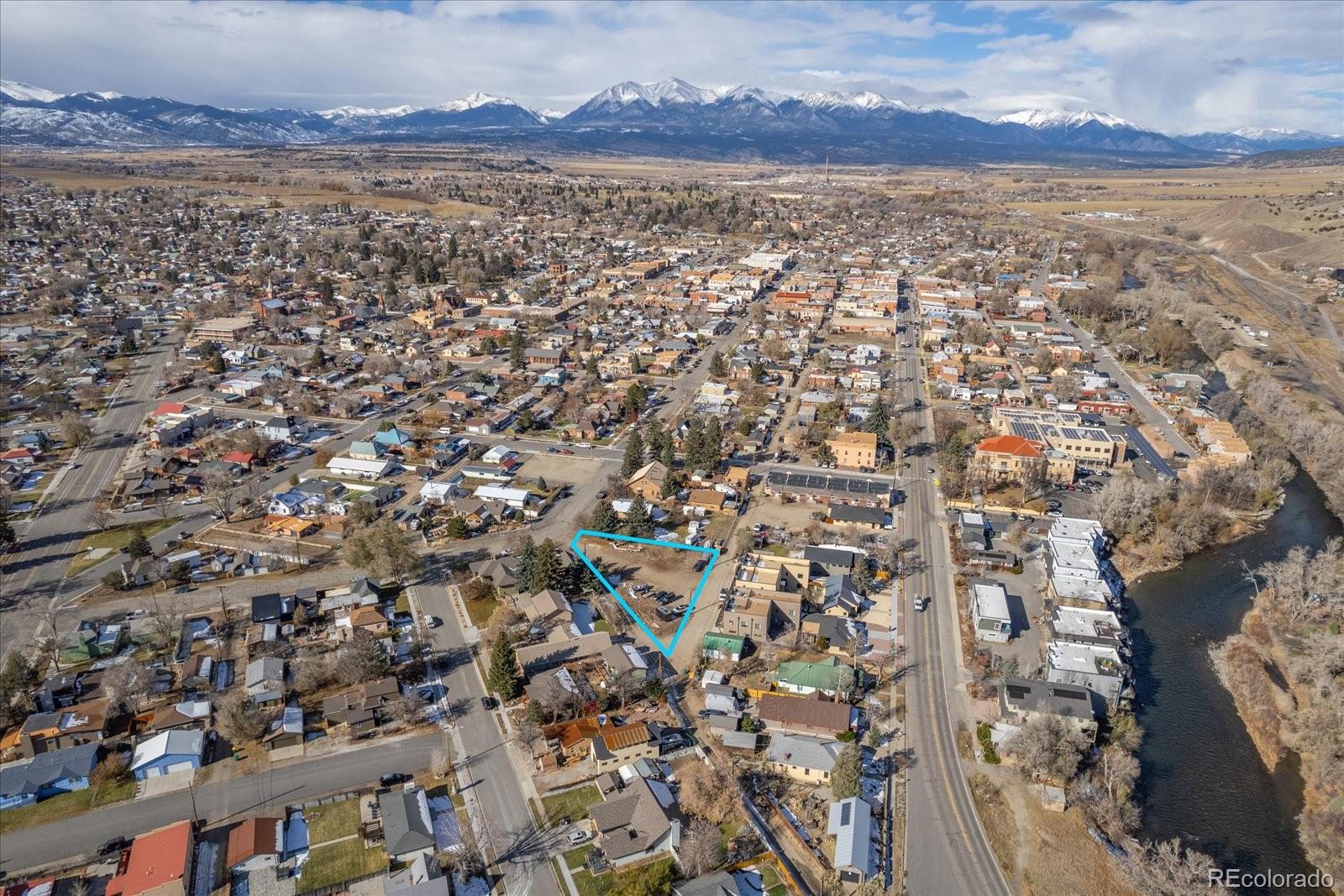 view of city and mountain