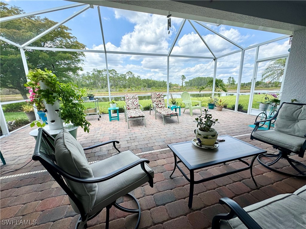 a outdoor space with patio the couches and pool