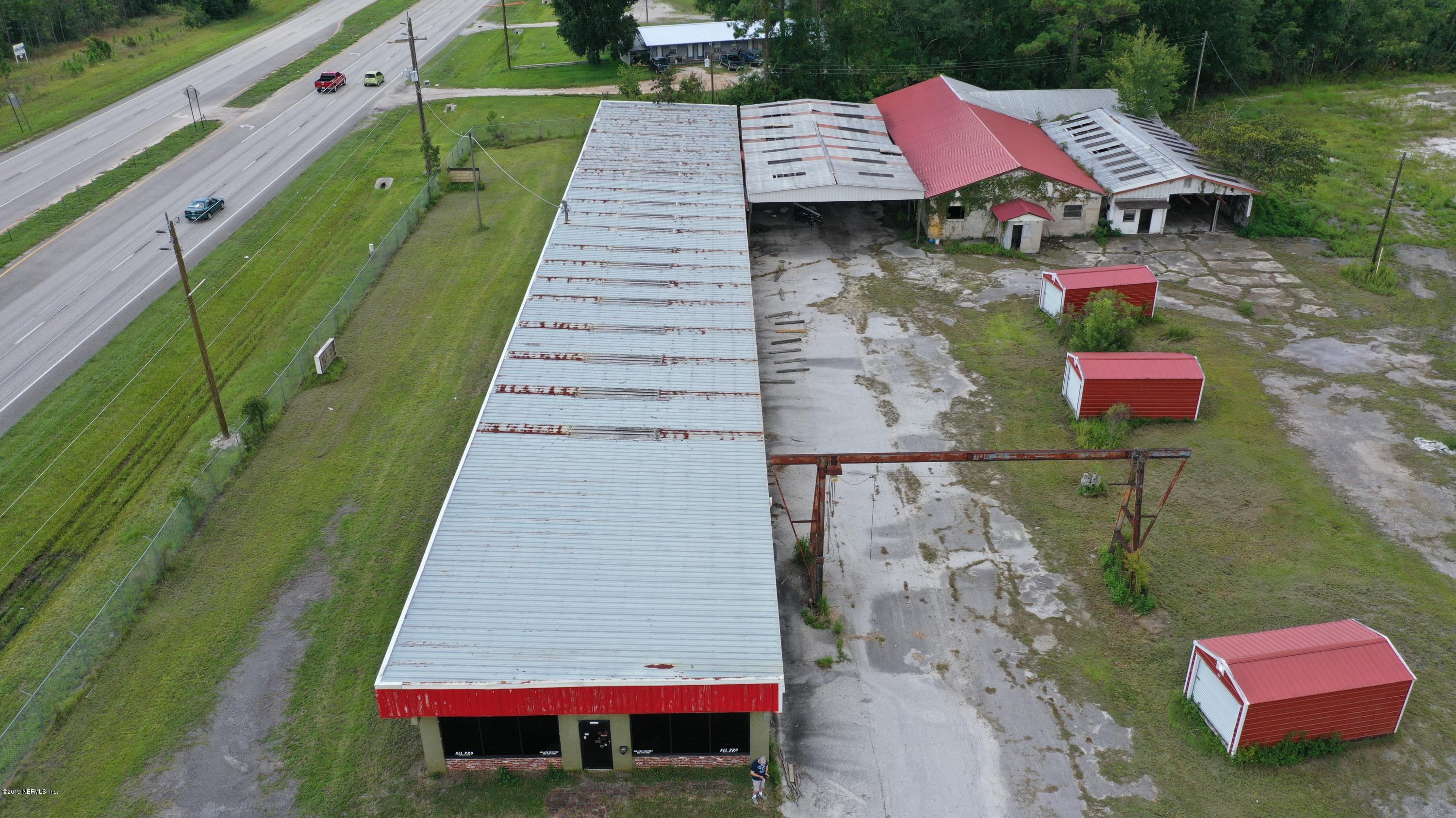 a aerial view of a house