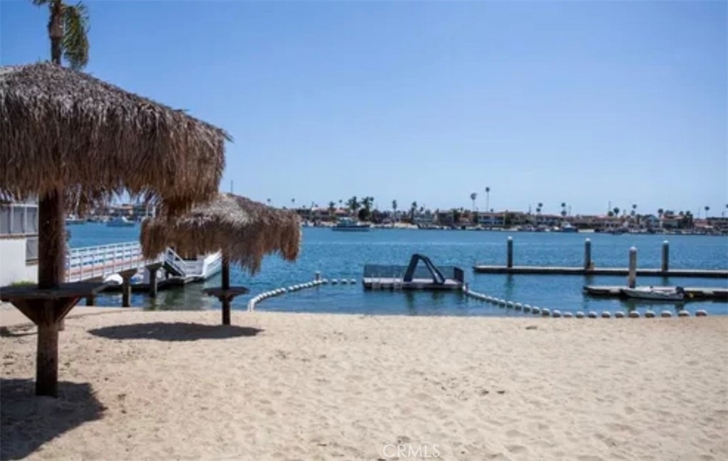 a view of a lake with outdoor space