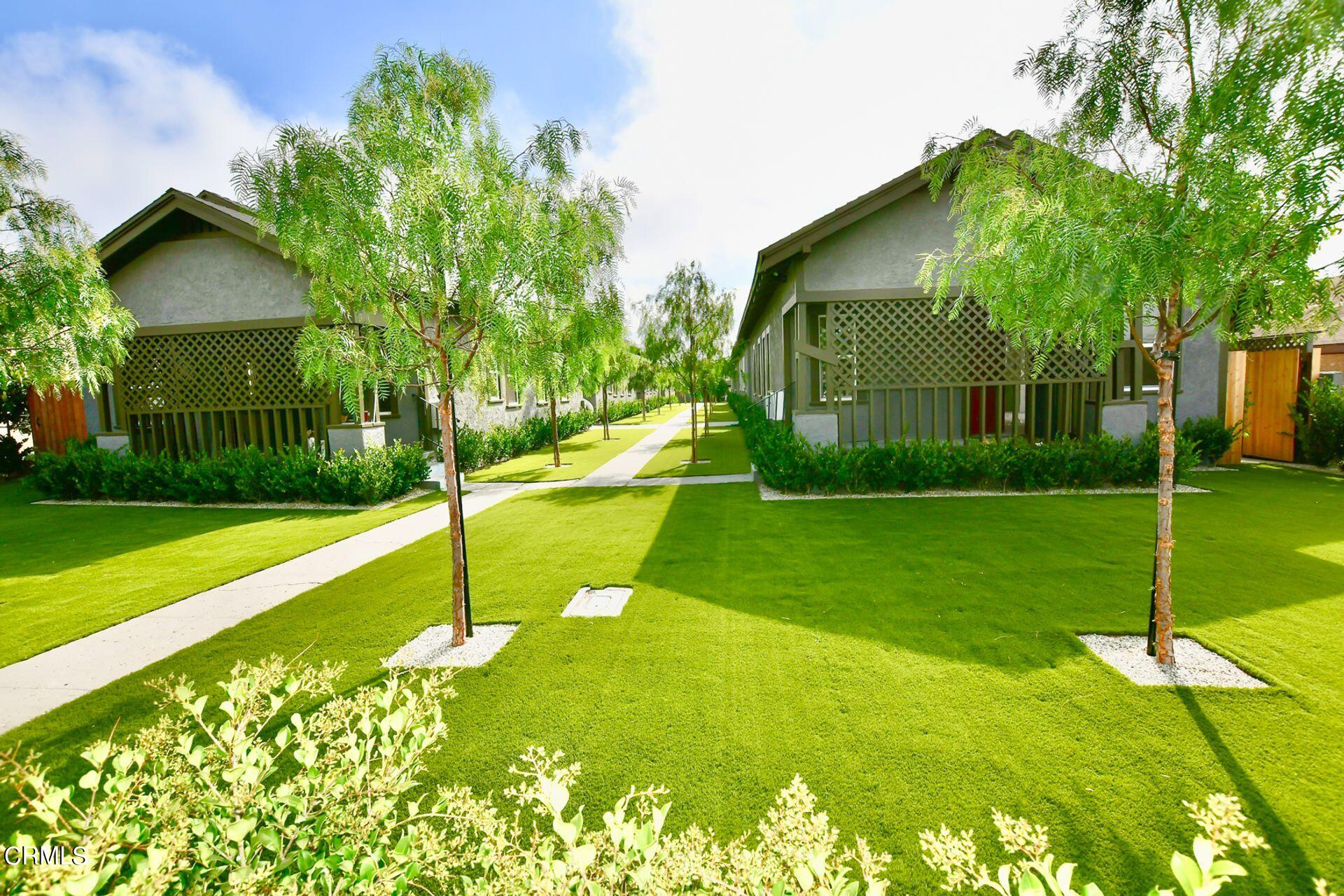 a view of a backyard with a garden