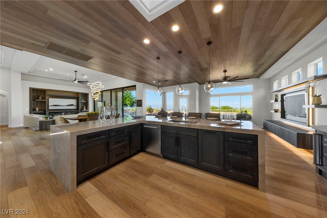 Gourmet Kitchen with Site Lines Throughout the Hom