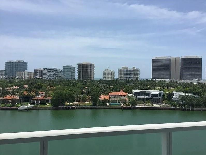 a view of a city with tall buildings