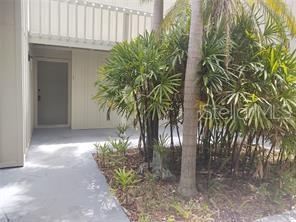 a view of outdoor space with plants and trees