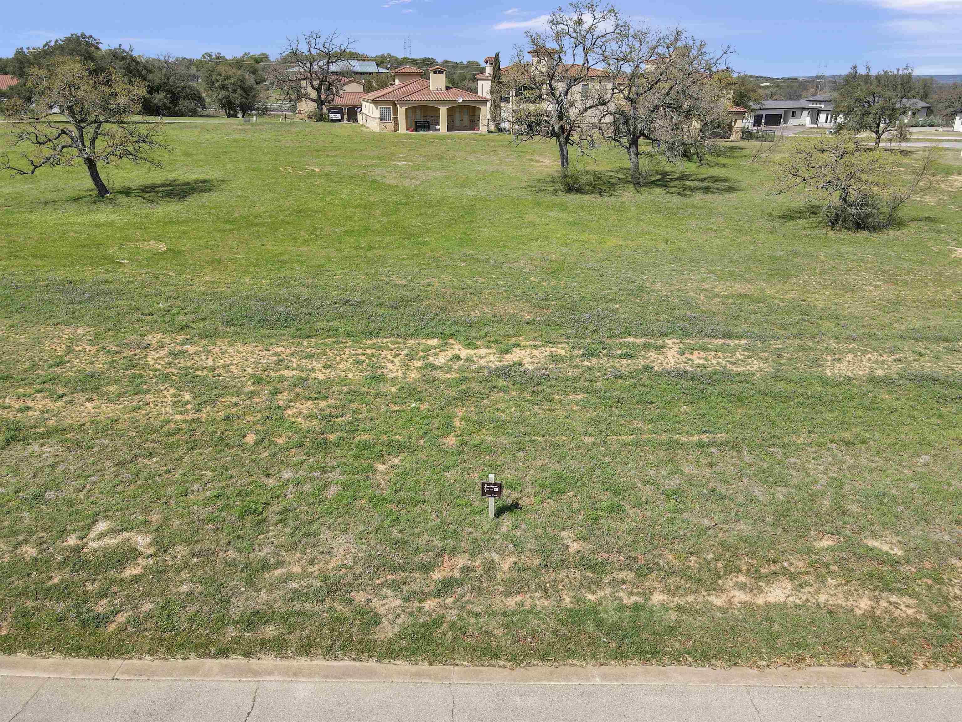 a view of an outdoor space and a yard