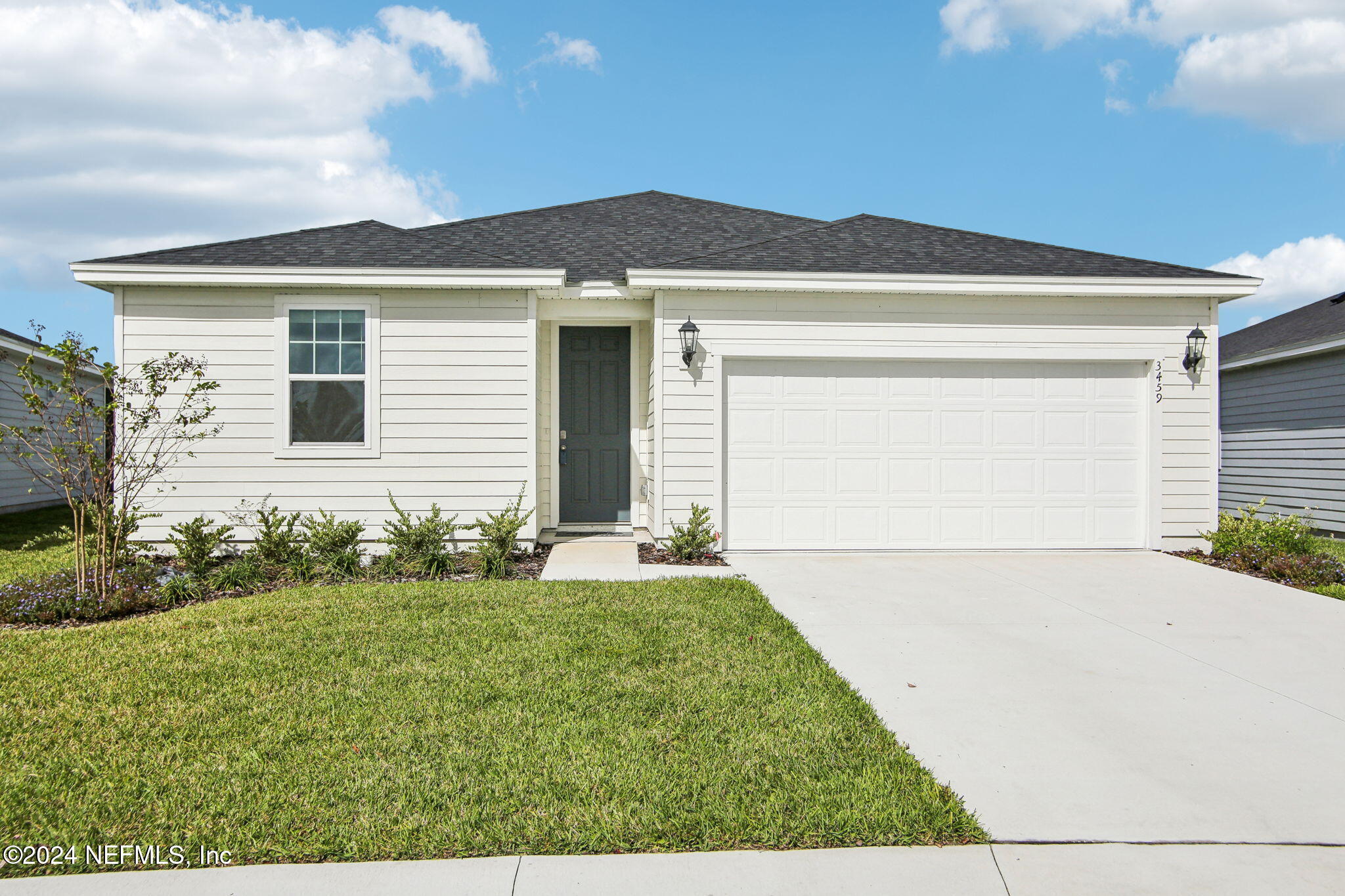 front view of house with a yard