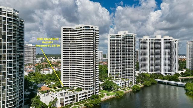 $1,395,000 | 3000 Island Boulevard, Unit 401 | Williams Island