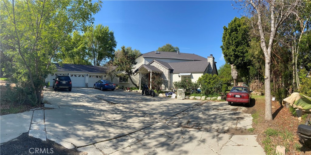 a view of a house with a patio