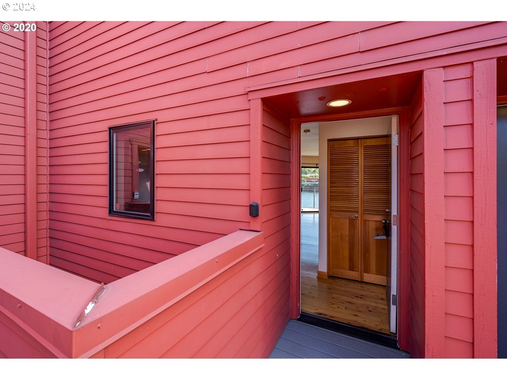 a view of front door of a house