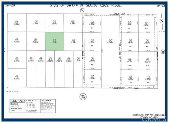 $6,950 | 2-ac Ridgecrest Boulevard