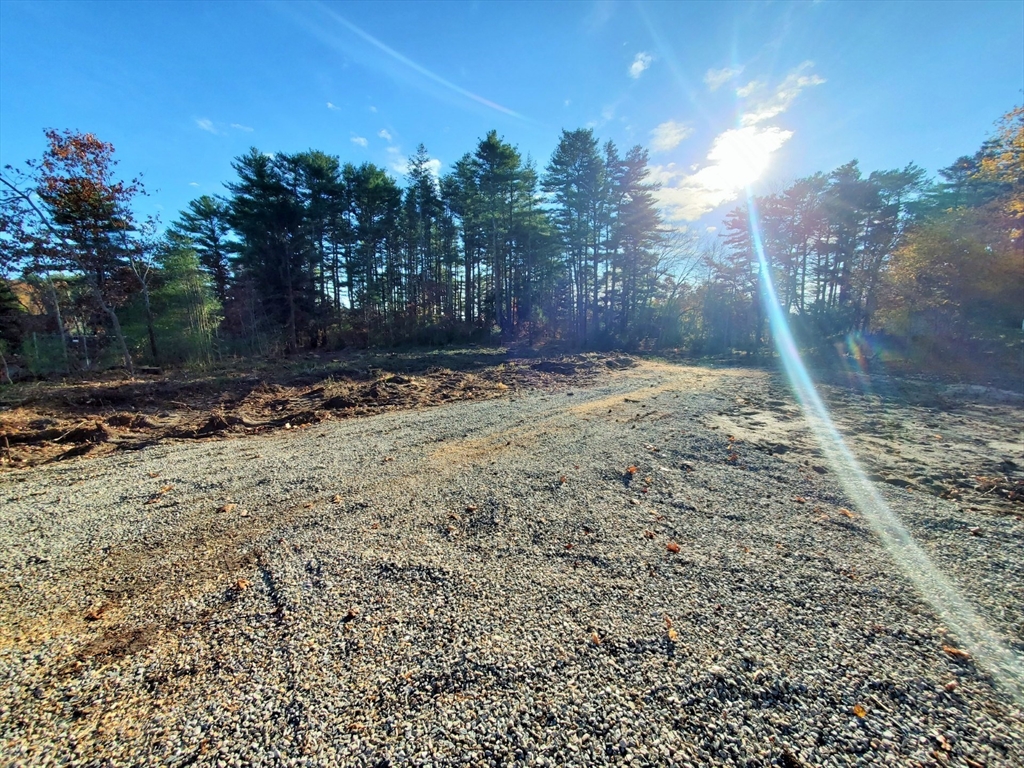 a view of a backyard of a house