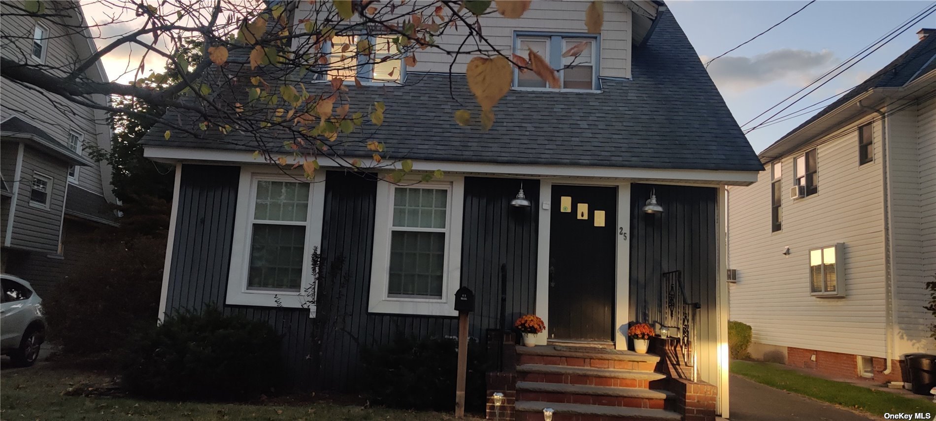 a view of a house with a door