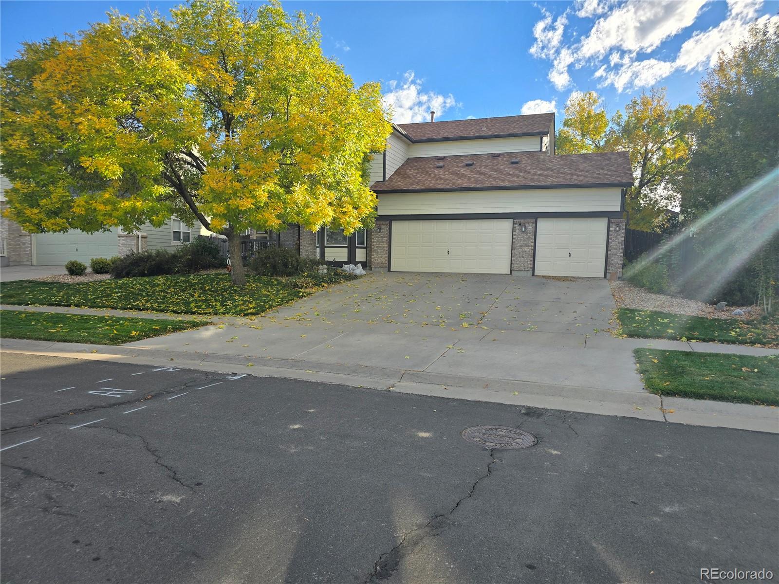 a view of outdoor space and yard