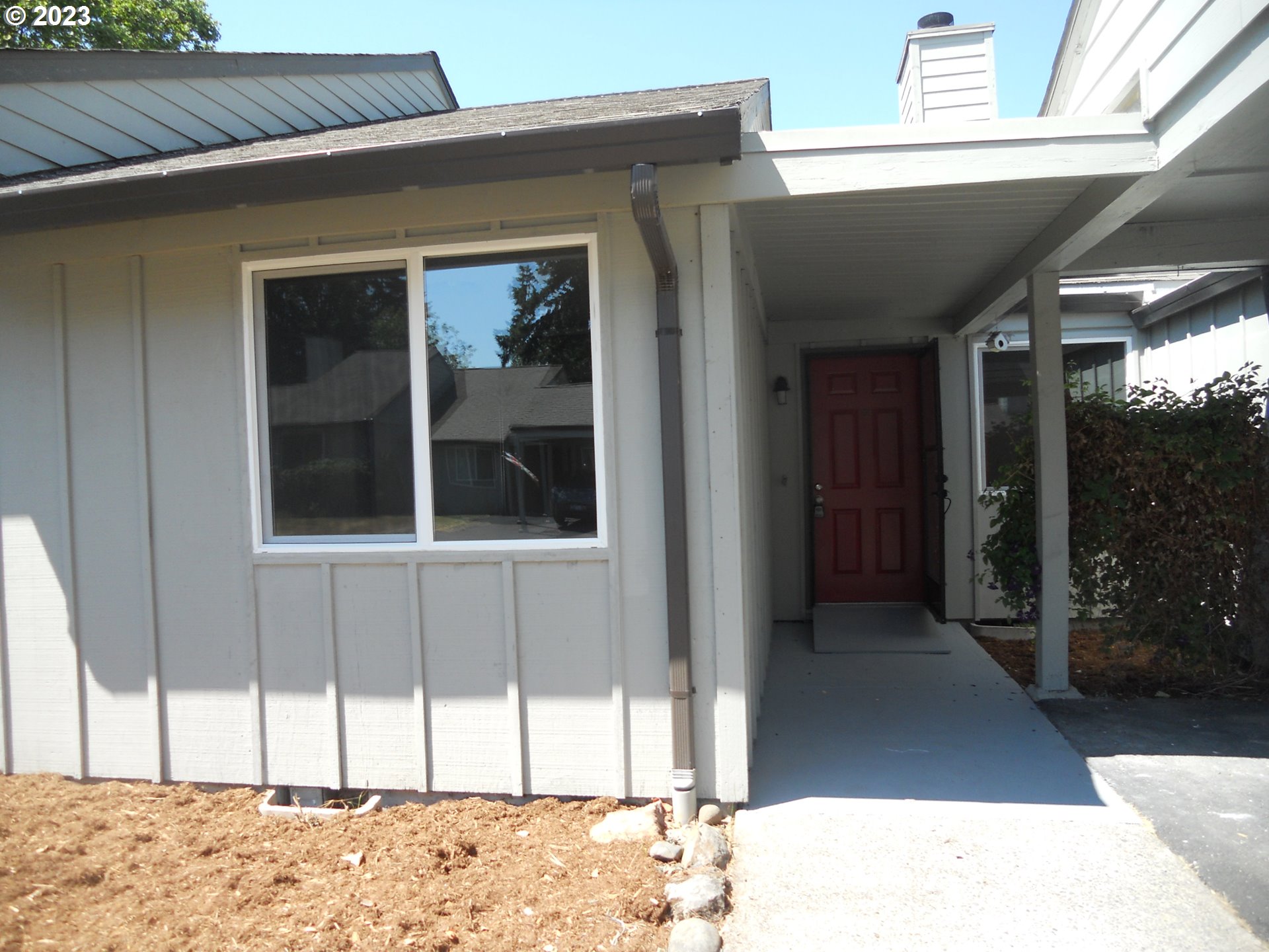 a view of a entryway door