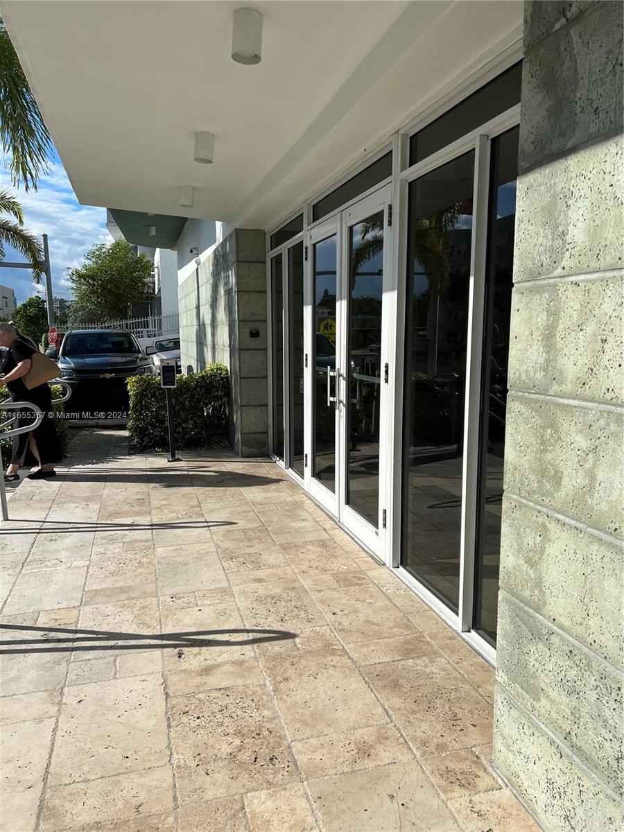 a view of a entryway door front of house