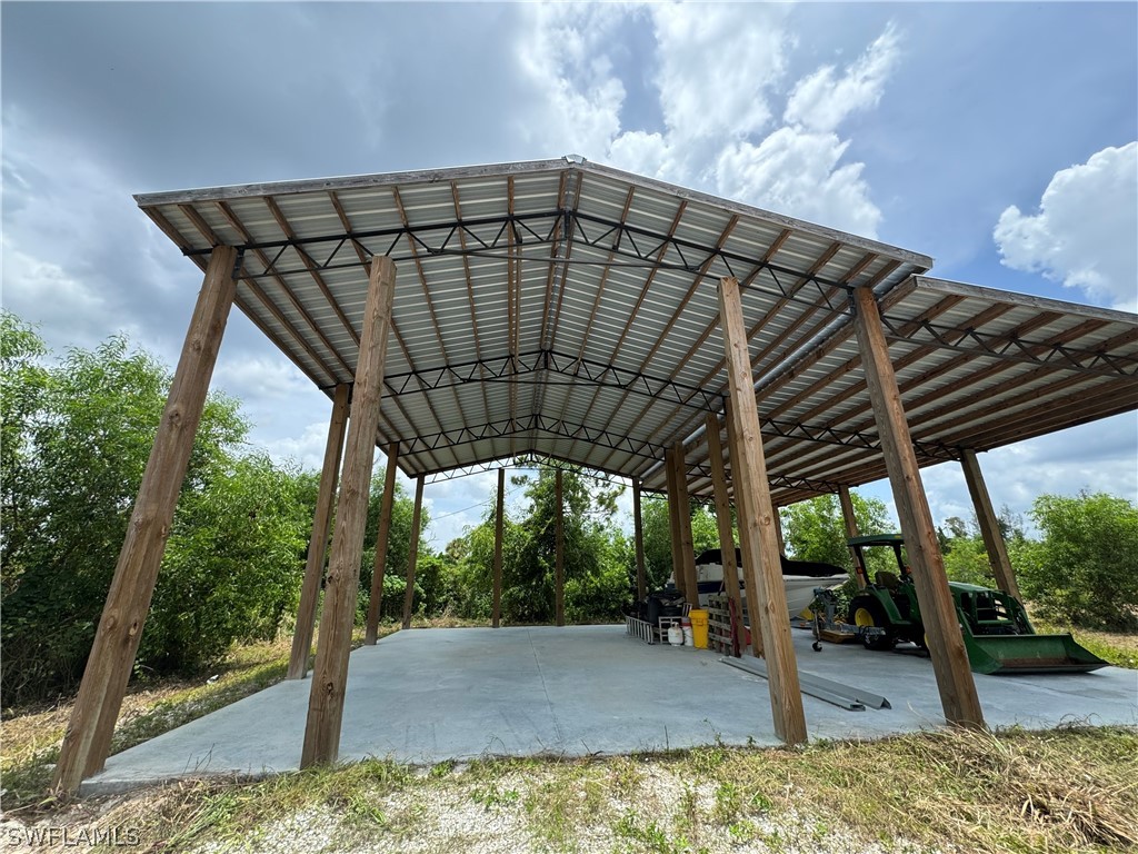 a view of a roof deck