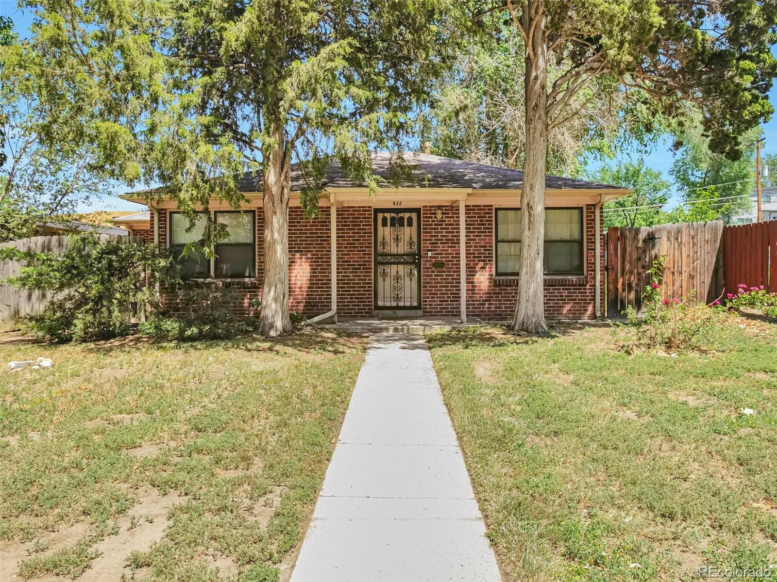 front view of a house with a porch