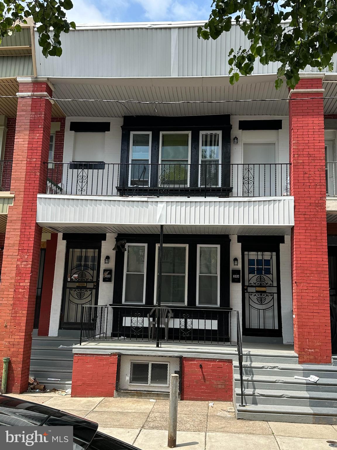 a view of building with front door