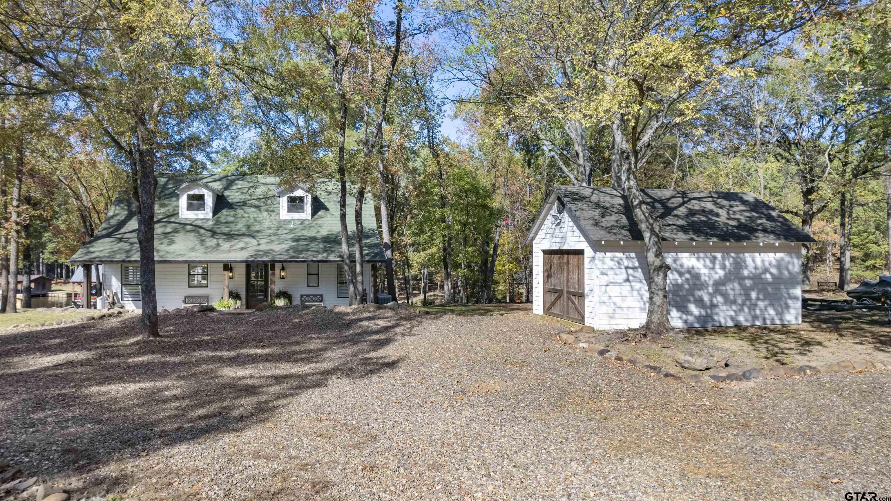 a view of a house with a outdoor space