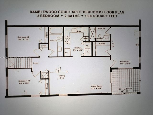 $2,200 | 8773 Shadow Wood Boulevard, Unit 303 | Ramblewood South