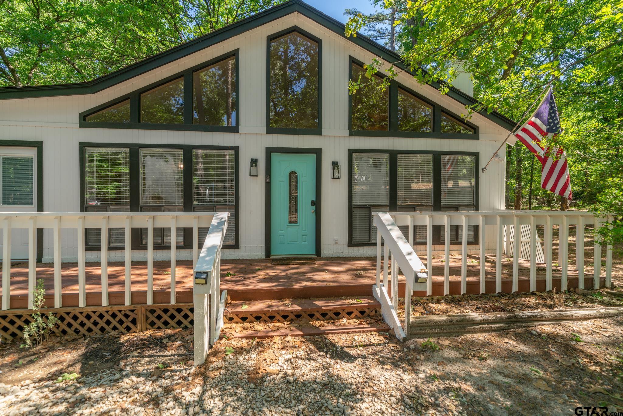 front view of a house with a porch