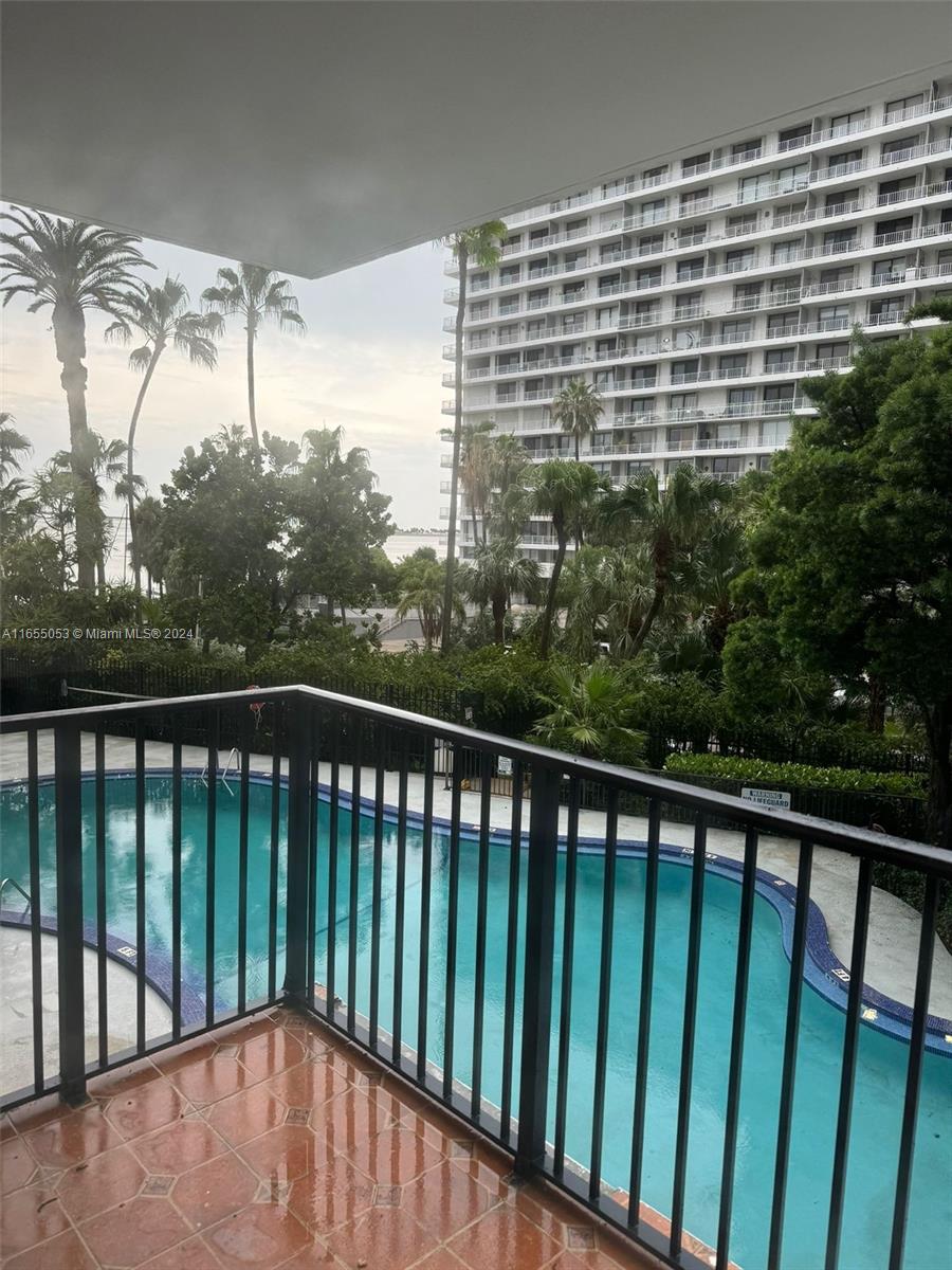 a view of balcony with outdoor space