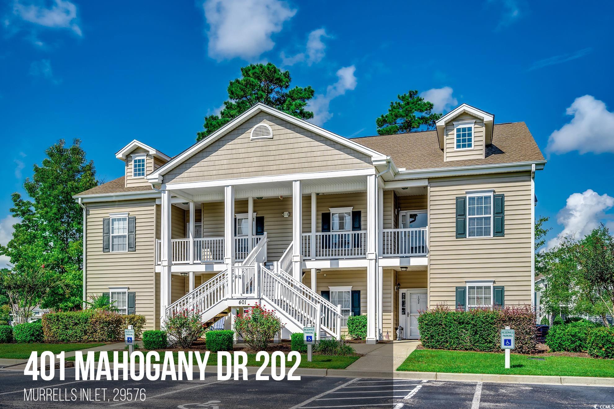 View of front of home featuring covered porch