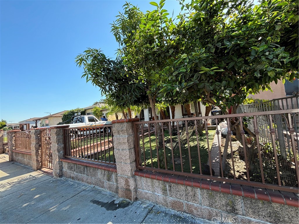 a view of street along with trees