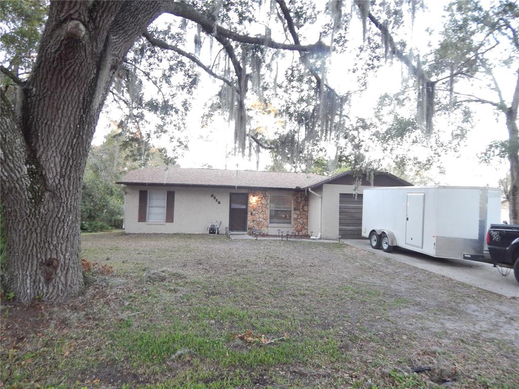 a view of a house with a outdoor space