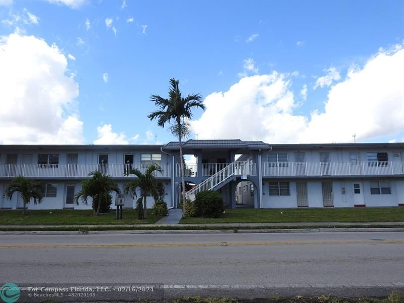 a view of a large building