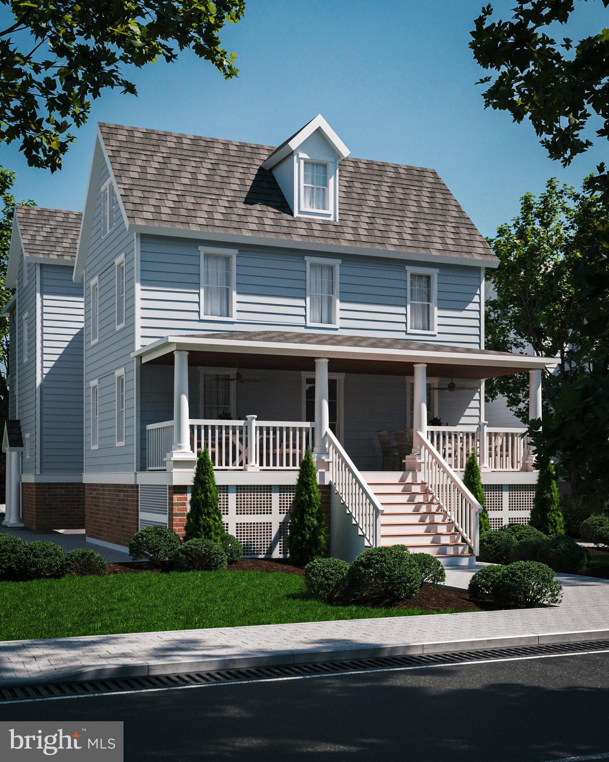 a front view of a house with a garden and plants