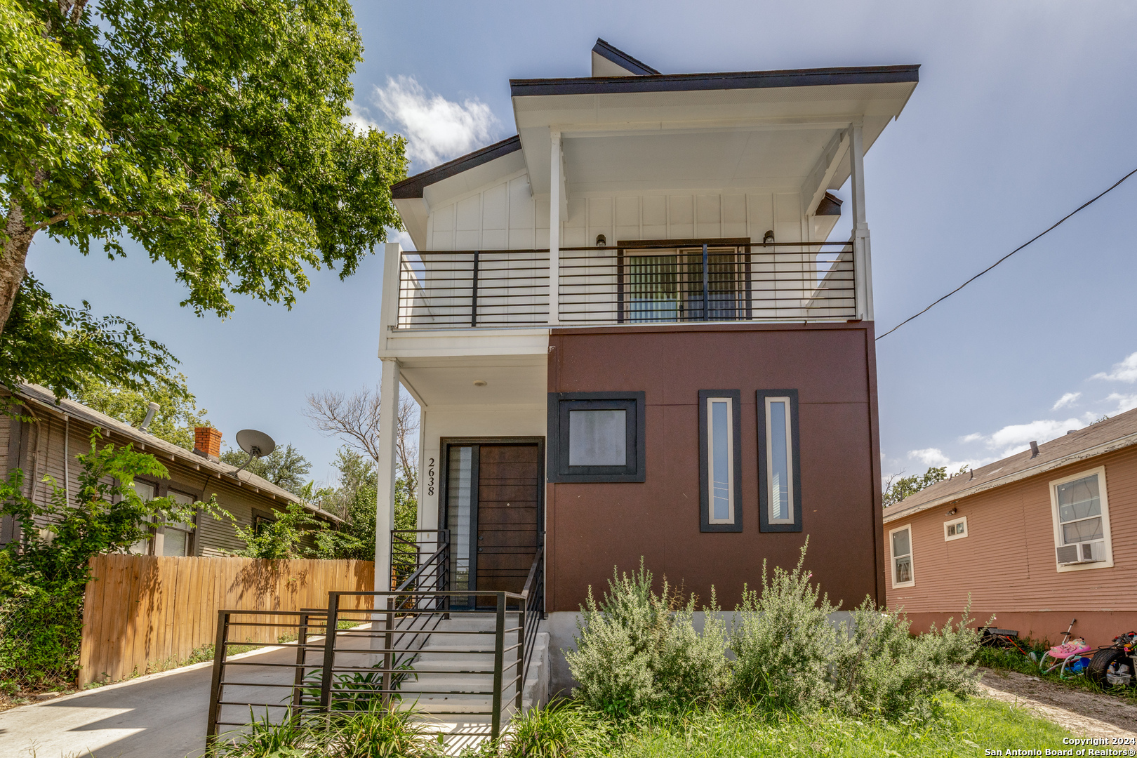 front view of a house