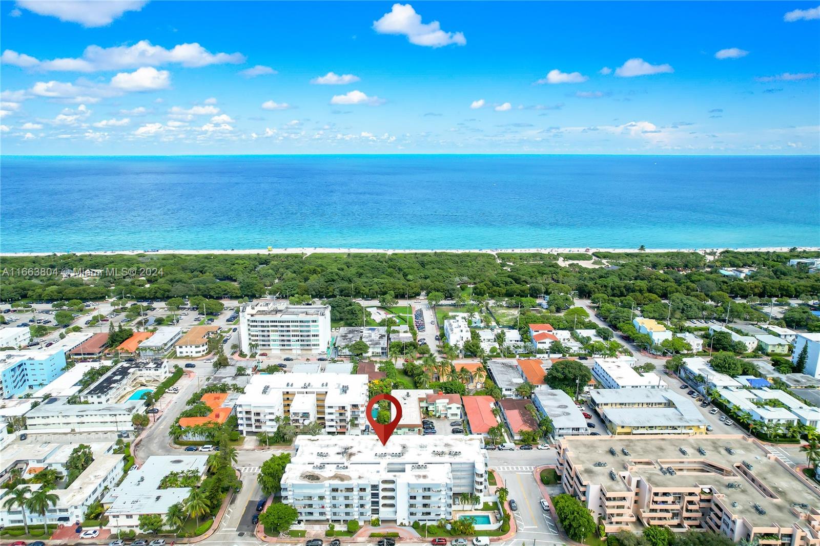 a view of city and ocean