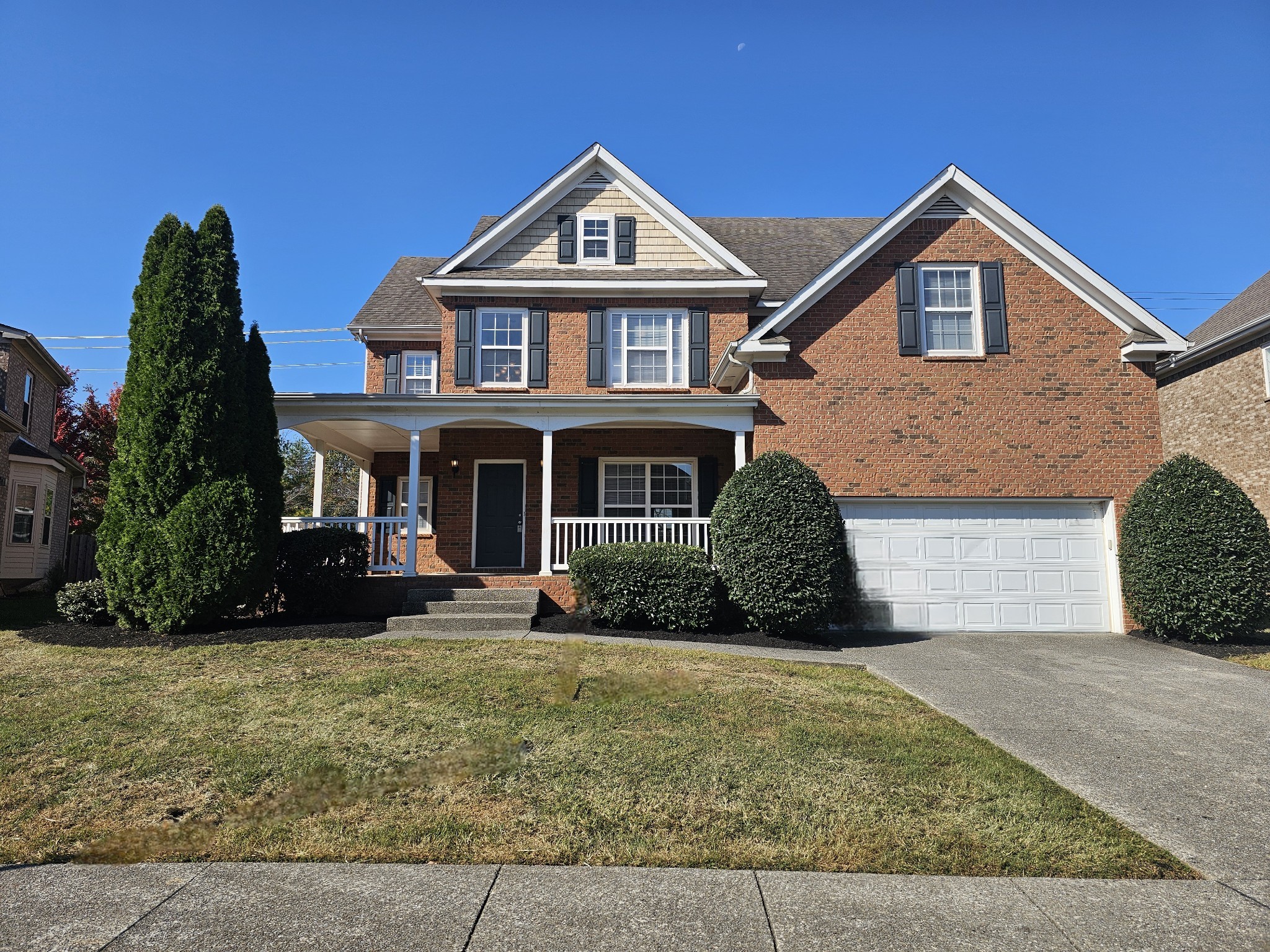 A lovely John Maher built home and move in ready.  This wrap around porch makes it easy to enjoy your morning coffee or afternoon beverage.