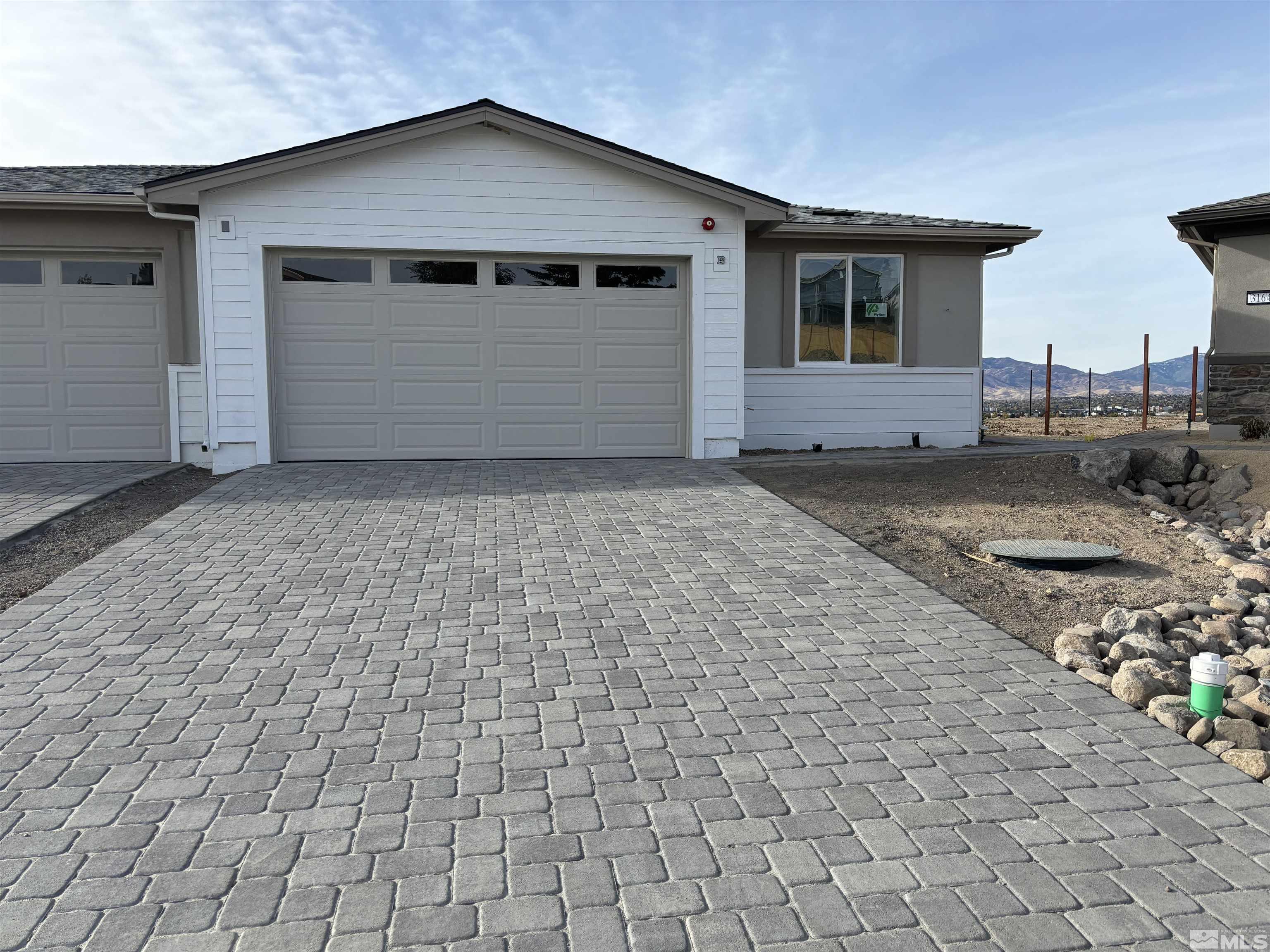 a front view of house with yard