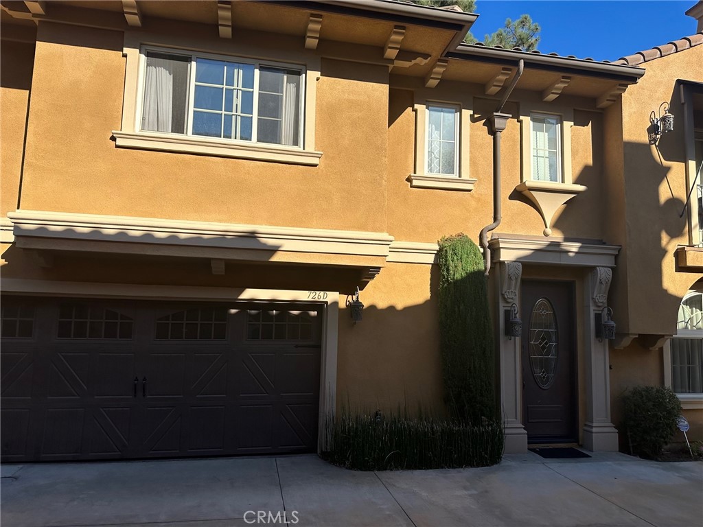 a view of a house with a door