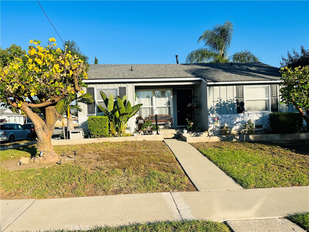 a view of a house with patio