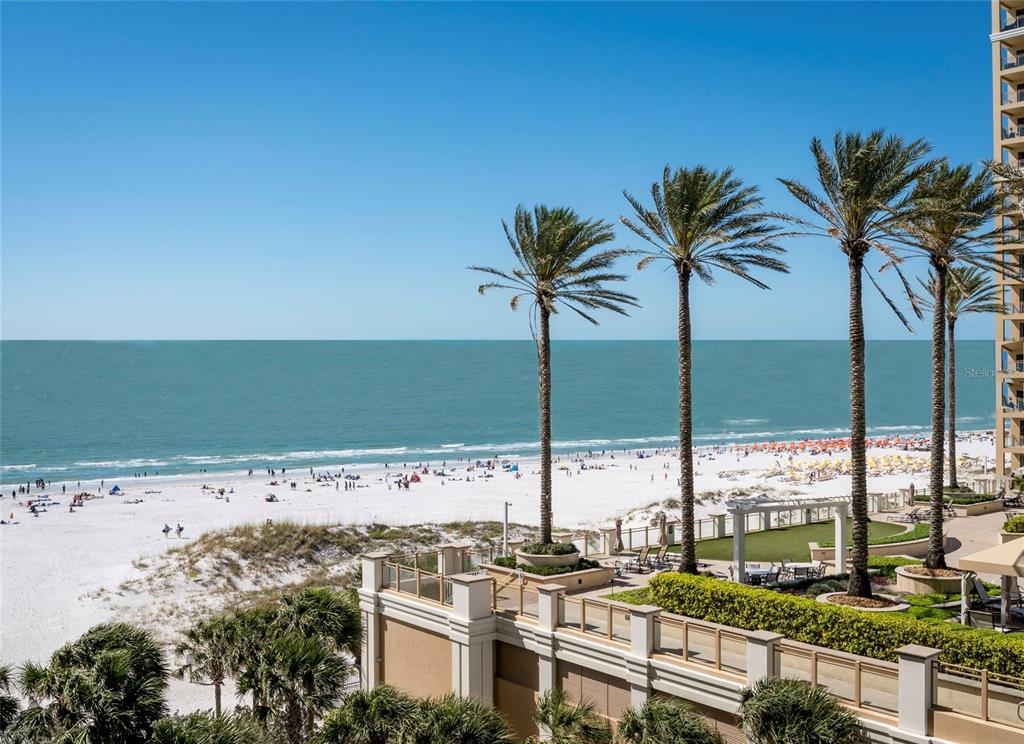 a view of beach and ocean