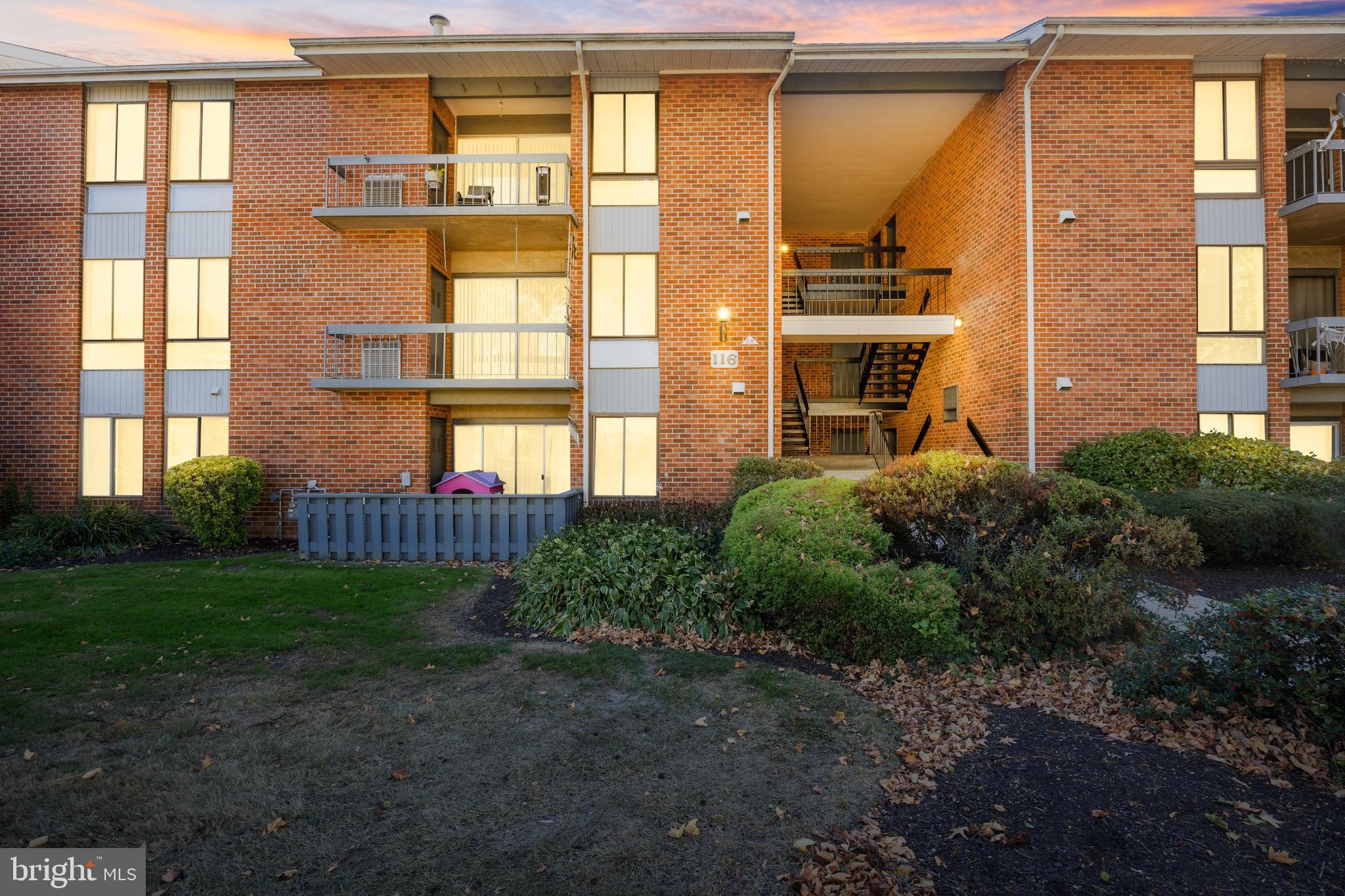 a view of a front door and balcony