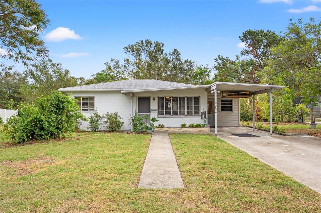 Concrete block home